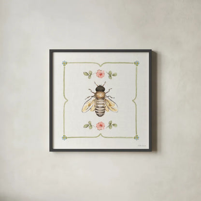 Sweet Honey III by Beth Grove. Shown in a sleek black glass frame for a contemporary gallery look. Available as an archival giclee rolled canvas, fine art paper, or poster print. SKU 99482a.