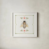 Sweet Honey III by Beth Grove. Shown in a crisp white glass frame for a clean and minimalist style. Available as an archival giclee rolled canvas, fine art paper, or poster print. SKU 99482a.