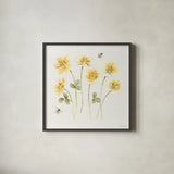 Sweet Honey IX by Beth Grove. Shown in a sleek black glass frame for a contemporary gallery look. Available as an archival giclee rolled canvas, fine art paper, or poster print. SKU 99488a.