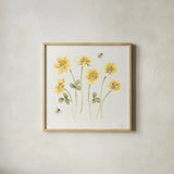 Sweet Honey IX by Beth Grove. Shown in a natural wood glass frame for a timeless modern aesthetic. Available as an archival giclee rolled canvas, fine art paper, or poster print. SKU 99488a.