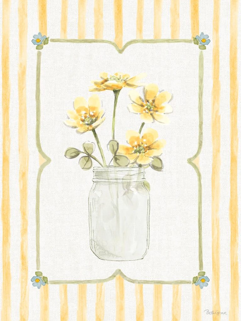 Sweet Honey VI Mason Jar by Beth Grove