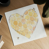 Sweet Honey VIII by Beth Grove. Shown as a detailed flat fine art print, highlighting archival giclee quality. Available as an archival giclee rolled canvas, fine art paper, or poster print. SKU 99487a.