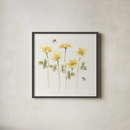 Sweet Honey X by Beth Grove. Shown in a sleek black glass frame for a contemporary gallery look. Available as an archival giclee rolled canvas, fine art paper, or poster print. SKU 99489a.