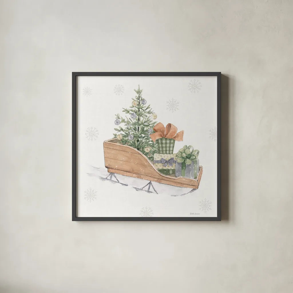 Sweet Season IV by Beth Grove. Shown in a sleek black glass frame for a contemporary gallery look. Available as an archival giclee rolled canvas, fine art paper, or poster print. SKU 94679a.