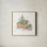 Sweet Season IV by Beth Grove. Shown in a natural wood glass frame for a timeless modern aesthetic. Available as an archival giclee rolled canvas, fine art paper, or poster print. SKU 94679a.