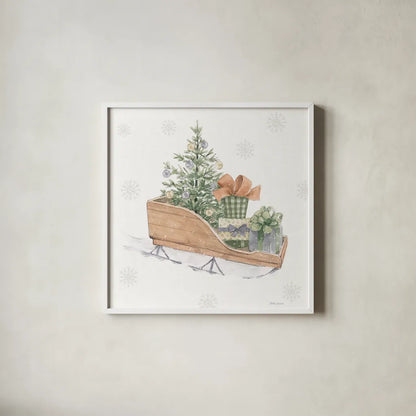 Sweet Season IV by Beth Grove. Shown in a crisp white glass frame for a clean and minimalist style. Available as an archival giclee rolled canvas, fine art paper, or poster print. SKU 94679a.