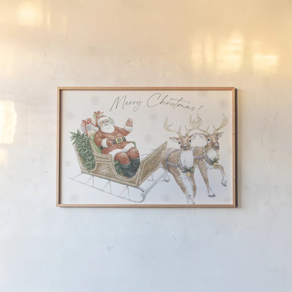 Sweet Season Red I by Beth Grove. shown as a paper print in a natural frame. Available as a archival giclee rolled canvas, fine art paper, or poster print. SKU 94683i.