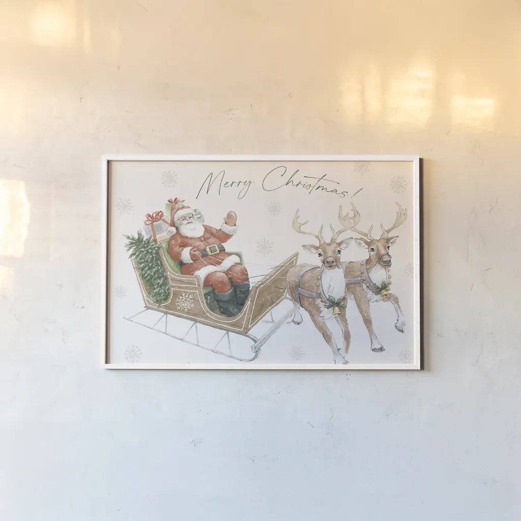 Sweet Season Red I by Beth Grove. shown as a paper print in a white frame. Available as a archival giclee rolled canvas, fine art paper, or poster print. SKU 94683i.