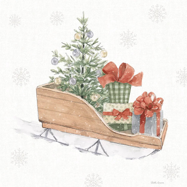 Sweet Season Red IV by Beth Grove. SKU 94686a. Archival Giclee Fine art print for wall decor.