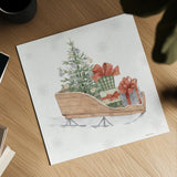 Sweet Season Red IV by Beth Grove. Shown as a detailed flat fine art print, highlighting archival giclee quality. Available as an archival giclee rolled canvas, fine art paper, or poster print. SKU 94686a.