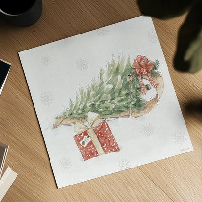 Sweet Season Red V by Beth Grove. Shown as a detailed flat fine art print, highlighting archival giclee quality. Available as an archival giclee rolled canvas, fine art paper, or poster print. SKU 94687a.