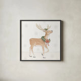 Sweet Season Red VI by Beth Grove. Shown in a sleek black glass frame for a contemporary gallery look. Available as an archival giclee rolled canvas, fine art paper, or poster print. SKU 94688a.