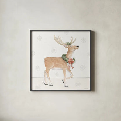 Sweet Season Red VI by Beth Grove. Shown in a sleek black glass frame for a contemporary gallery look. Available as an archival giclee rolled canvas, fine art paper, or poster print. SKU 94688a.