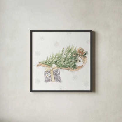 Sweet Season V by Beth Grove. Shown in a sleek black glass frame for a contemporary gallery look. Available as an archival giclee rolled canvas, fine art paper, or poster print. SKU 94680a.