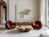 Sweet Season V by Beth Grove. Shown as extra-large giant wall art in a modern living room. Available as an archival giclee rolled canvas, fine art paper, or poster print. SKU 94680a.