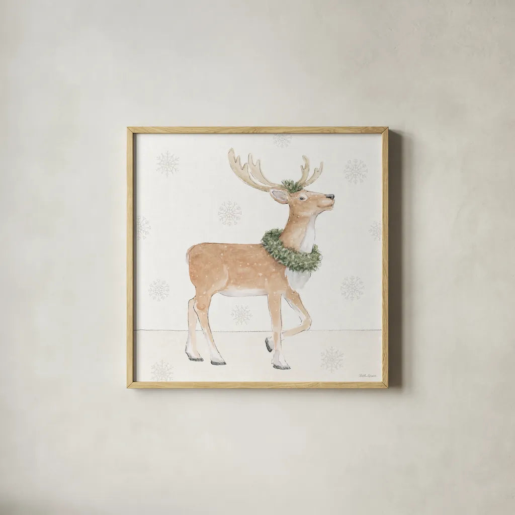 Sweet Season VI by Beth Grove. Shown in a natural wood glass frame for a timeless modern aesthetic. Available as an archival giclee rolled canvas, fine art paper, or poster print. SKU 94681a.