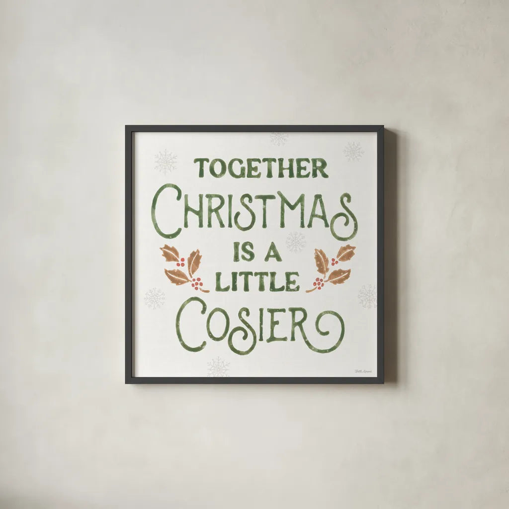 Sweet Season VIII by Beth Grove. Shown in a sleek black glass frame for a contemporary gallery look. Available as an archival giclee rolled canvas, fine art paper, or poster print. SKU 94837a.