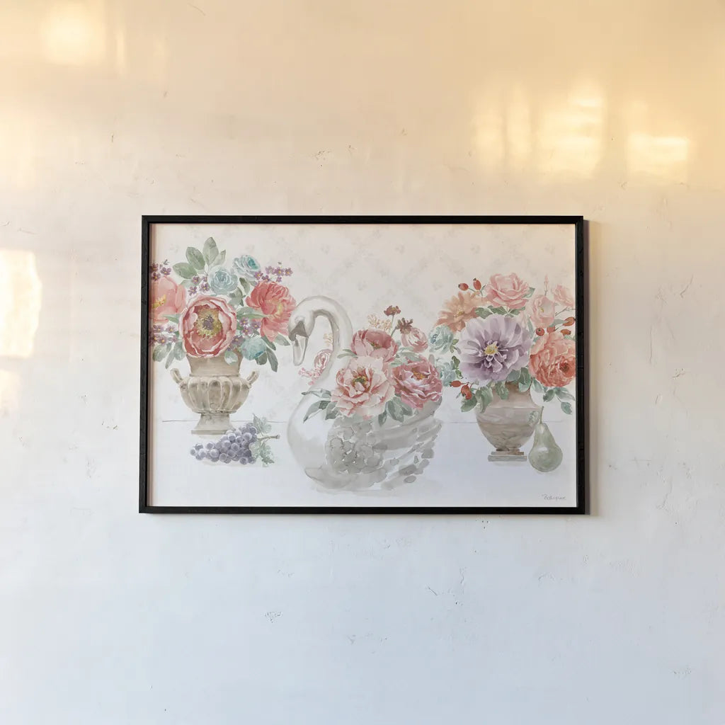 Timeless Romance I by Beth Grove. shown as a paper print in a black flame. Available as a archival giclee rolled canvas, fine art paper, or poster print. SKU 75284i.