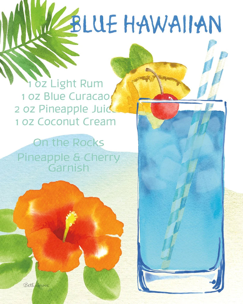 Tropical Getaway I by Beth Grove