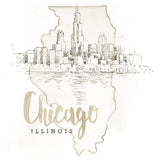 US Cities VI by Beth Grove. SKU 81967a. Archival Giclee Fine art print for wall decor.