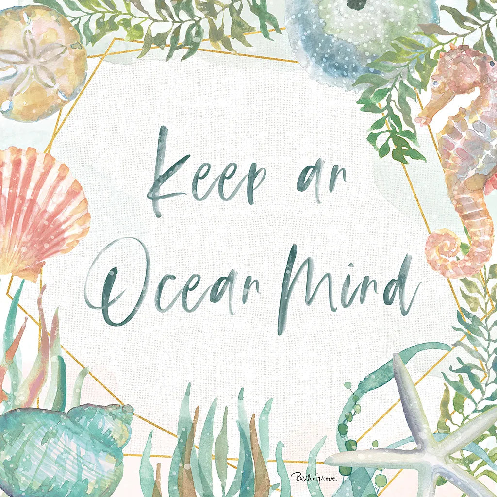 Watercolor Coast III by Beth Grove. SKU 47559a. Archival Giclee Fine art print for wall decor.