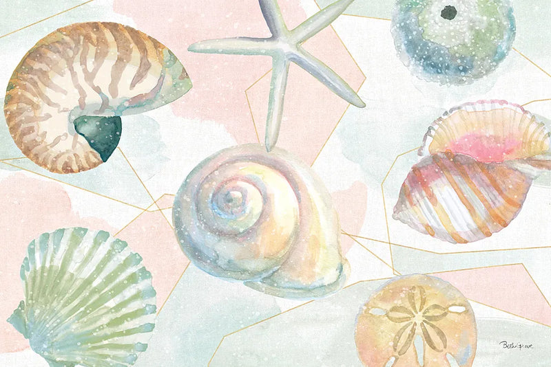 Watercolor Coast IV by Beth Grove. SKU 47560i. Archival Giclee Fine art print for wall decor.
