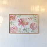 Watercolorful I by Beth Grove. shown as a paper print in a natural frame. Available as a archival giclee rolled canvas, fine art paper, or poster print. SKU 45410i.
