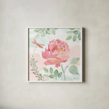 Watercolorful III by Beth Grove. Shown in a crisp white glass frame for a clean and minimalist style. Available as an archival giclee rolled canvas, fine art paper, or poster print. SKU 45412a.