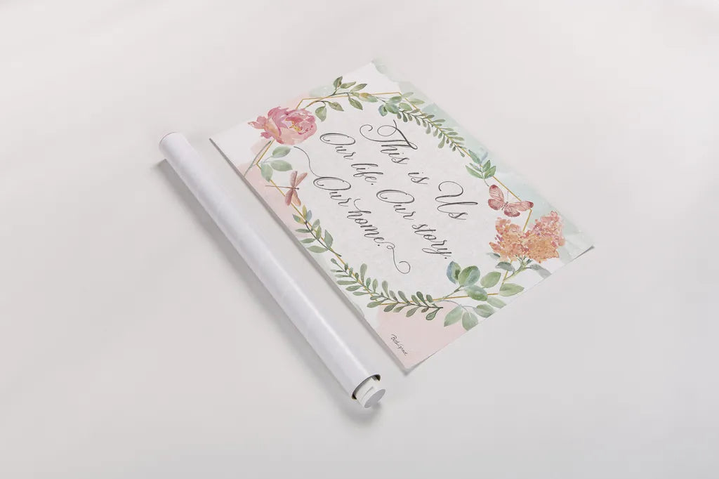 Watercolorful IV by Beth Grove. shown as a rolled paper print. Available as archival giclee rolled canvas, fine art paper, or poster print. SKU 45413i.