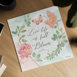 Watercolorful V by Beth Grove. Shown as a detailed flat fine art print, highlighting archival giclee quality. Available as an archival giclee rolled canvas, fine art paper, or poster print. SKU 45414a.