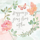 Watercolorful V Happiness by Beth Grove. SKU 46145a. Archival Giclee Fine art print for wall decor.