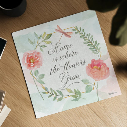 Watercolorful VI by Beth Grove. Shown as a detailed flat fine art print, highlighting archival giclee quality. Available as an archival giclee rolled canvas, fine art paper, or poster print. SKU 45415a.