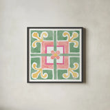 Watercolorful XI by Beth Grove. Shown in a sleek black glass frame for a contemporary gallery look. Available as an archival giclee rolled canvas, fine art paper, or poster print. SKU 45420a.