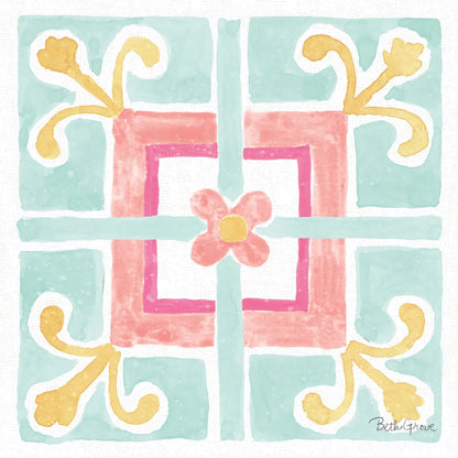 Watercolorful XI Turquoise by Beth Grove. SKU 46983a. Archival Giclee Fine art print for wall decor.