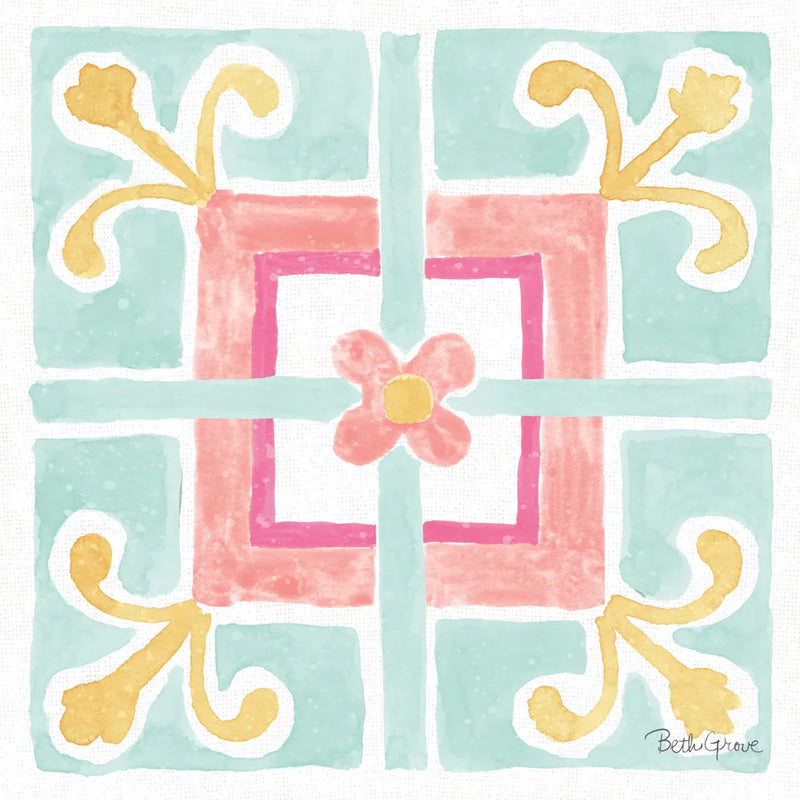 Watercolorful XI Turquoise by Beth Grove. SKU 46983a. Archival Giclee Fine art print for wall decor.