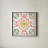 Watercolorful XII by Beth Grove. Shown in a sleek black glass frame for a contemporary gallery look. Available as an archival giclee rolled canvas, fine art paper, or poster print. SKU 45421a.