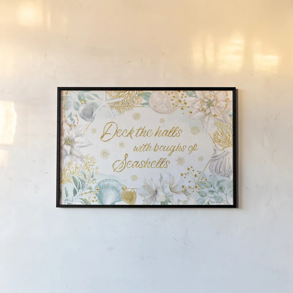 Winter Coast I by Beth Grove. shown as a paper print in a black flame. Available as a archival giclee rolled canvas, fine art paper, or poster print. SKU 48522i.