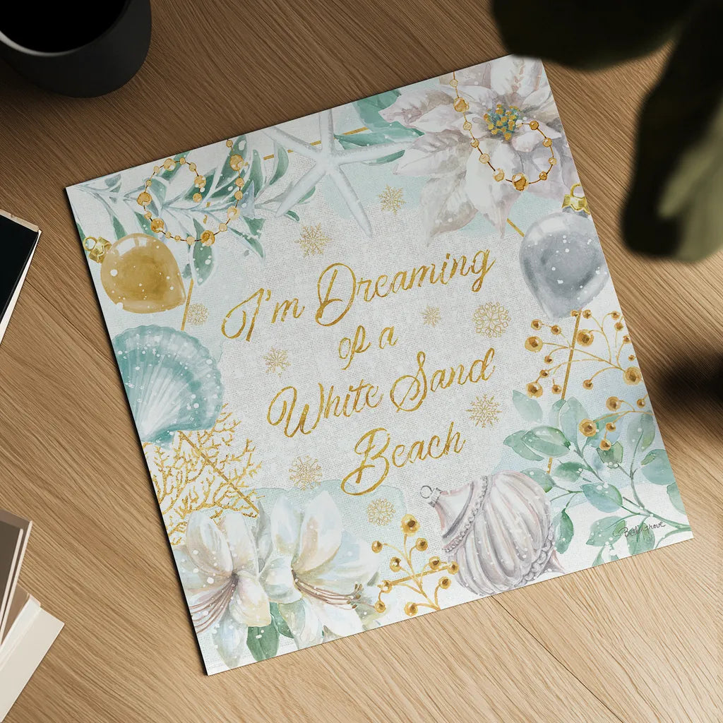 Winter Coast III by Beth Grove. Shown as a detailed flat fine art print, highlighting archival giclee quality. Available as an archival giclee rolled canvas, fine art paper, or poster print. SKU 48524a.