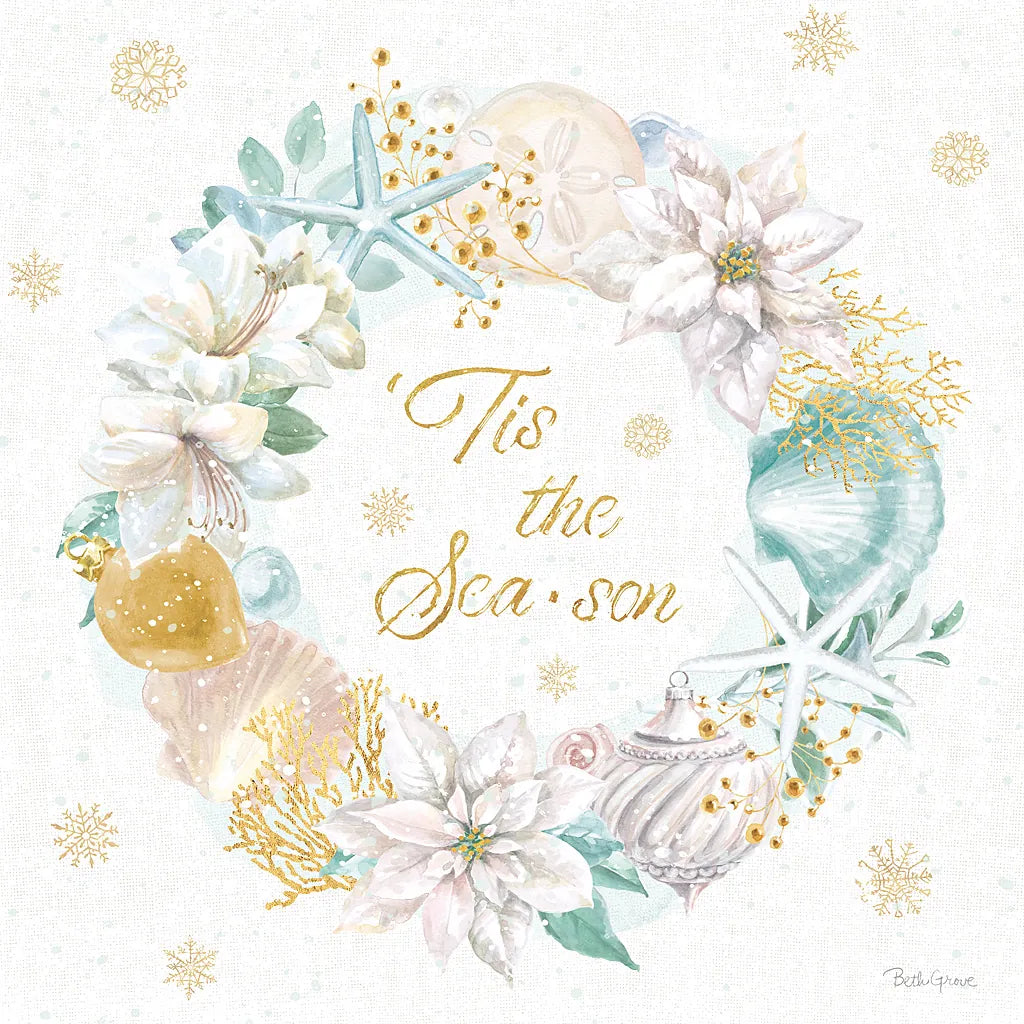 Winter Coast IV by Beth Grove. SKU 48525a. Archival Giclee Fine art print for wall decor.