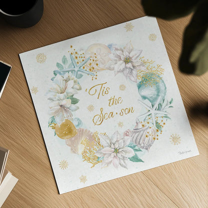 Winter Coast IV by Beth Grove. Shown as a detailed flat fine art print, highlighting archival giclee quality. Available as an archival giclee rolled canvas, fine art paper, or poster print. SKU 48525a.