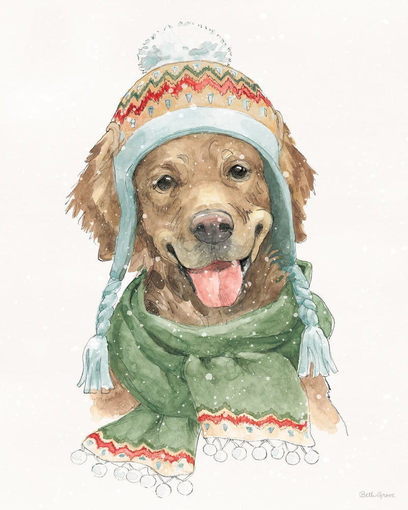 Winter Paws I by Beth Grove