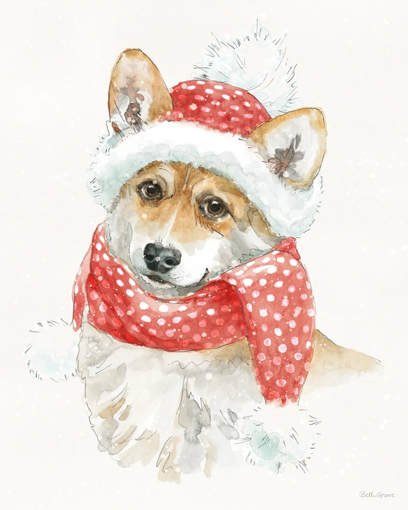 Winter Paws III by Beth Grove