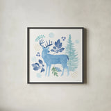Winter Sparkle III by Beth Grove. Shown in a sleek black glass frame for a contemporary gallery look. Available as an archival giclee rolled canvas, fine art paper, or poster print. SKU 91659a.