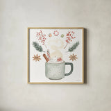 Winter Warmth II by Beth Grove. Shown in a natural wood glass frame for a timeless modern aesthetic. Available as an archival giclee rolled canvas, fine art paper, or poster print. SKU 102912a.