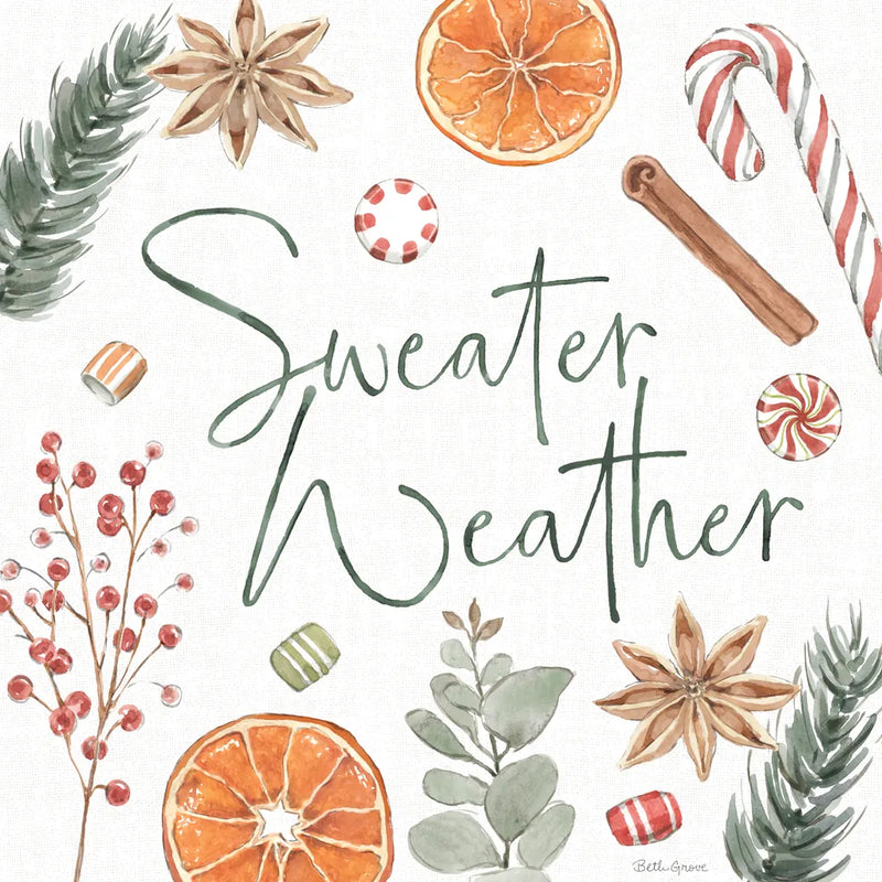 Winter Warmth V by Beth Grove. SKU 102915a. Archival Giclee Fine art print for wall decor.
