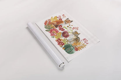 Wooded Harvest I by Beth Grove. shown as a rolled paper print. Available as archival giclee rolled canvas, fine art paper, or poster print. SKU 80868i.