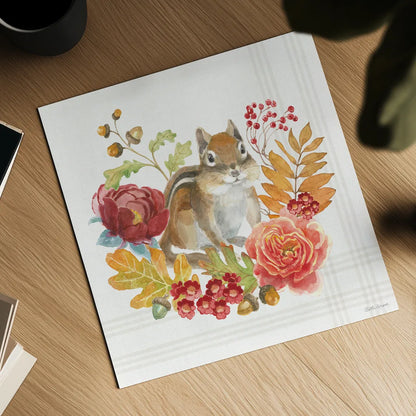 Wooded Harvest IV by Beth Grove. Shown as a detailed flat fine art print, highlighting archival giclee quality. Available as an archival giclee rolled canvas, fine art paper, or poster print. SKU 80871a.