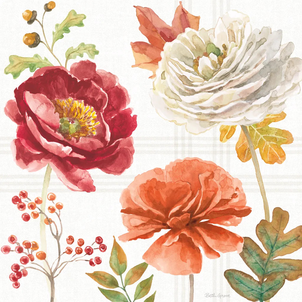 Wooded Harvest IX by Beth Grove. SKU 80876a. Archival Giclee Fine art print for wall decor.