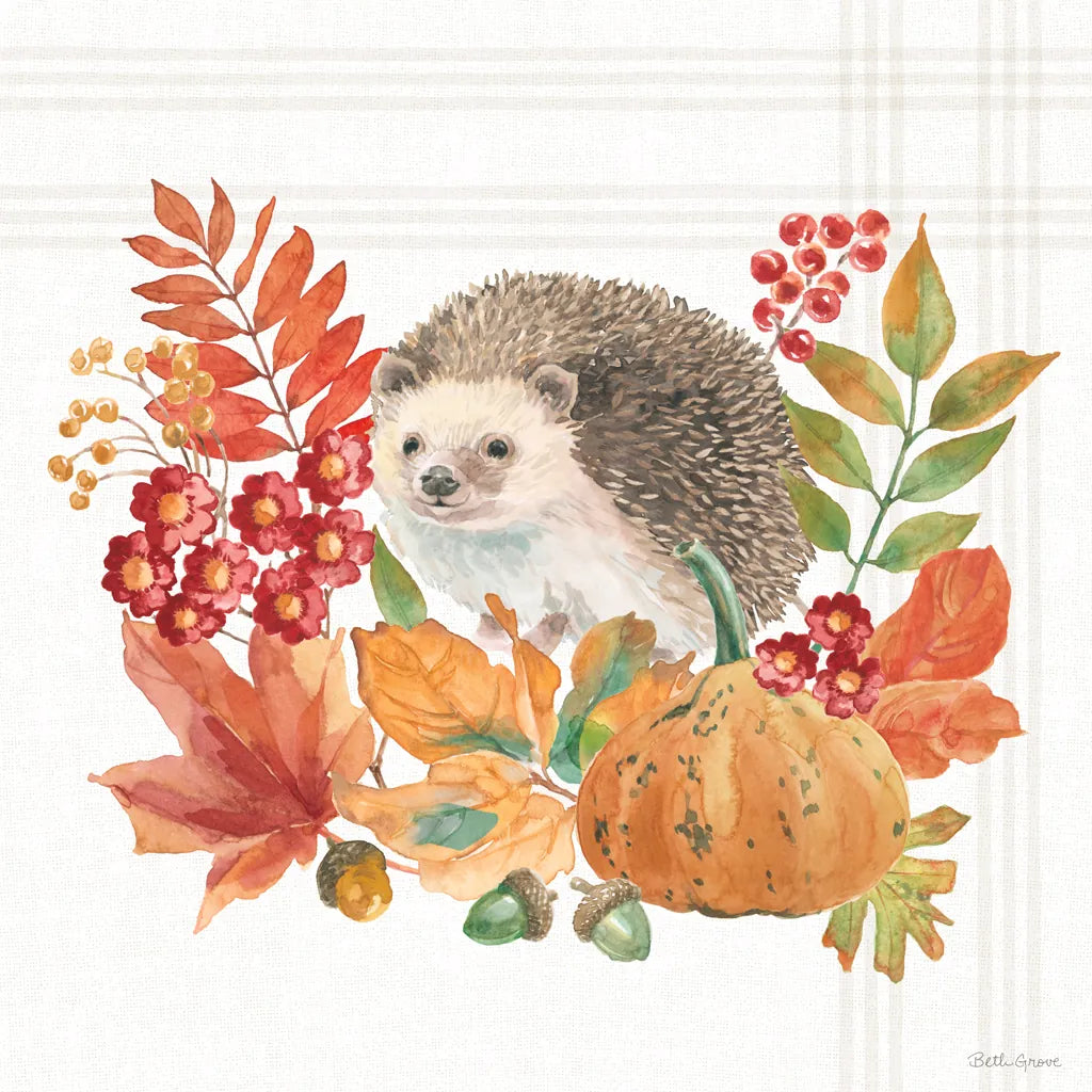 Wooded Harvest V by Beth Grove. SKU 80872a. Archival Giclee Fine art print for wall decor.