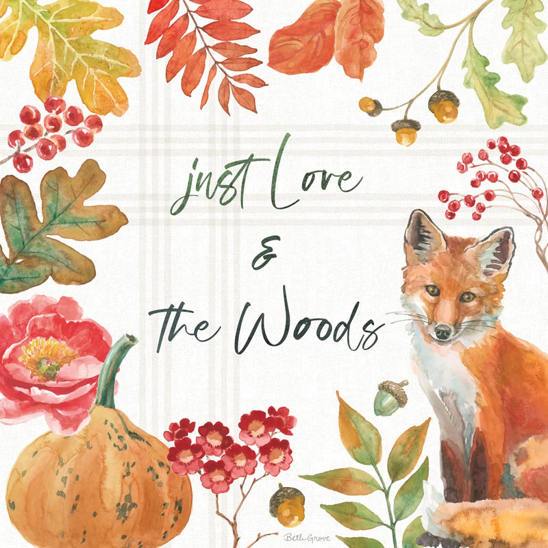 Wooded Harvest VII by Beth Grove. SKU 80874a. Archival Giclee Fine art print for wall decor.